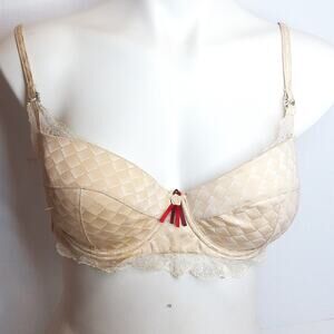 Pleasure State x Victoria’s Secret Jacquard Secret Service Designer Bra 34C New